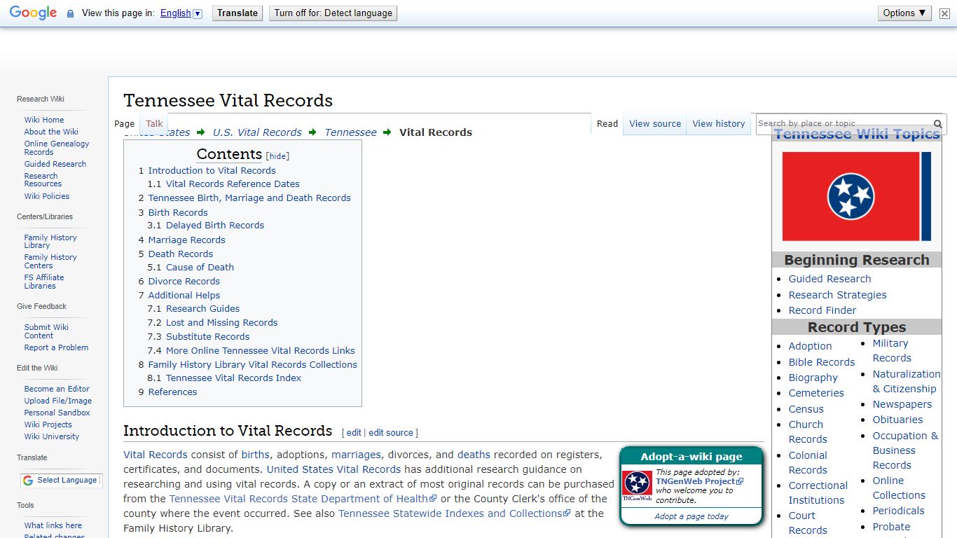 Tennessee Vital Records • FamilySearch